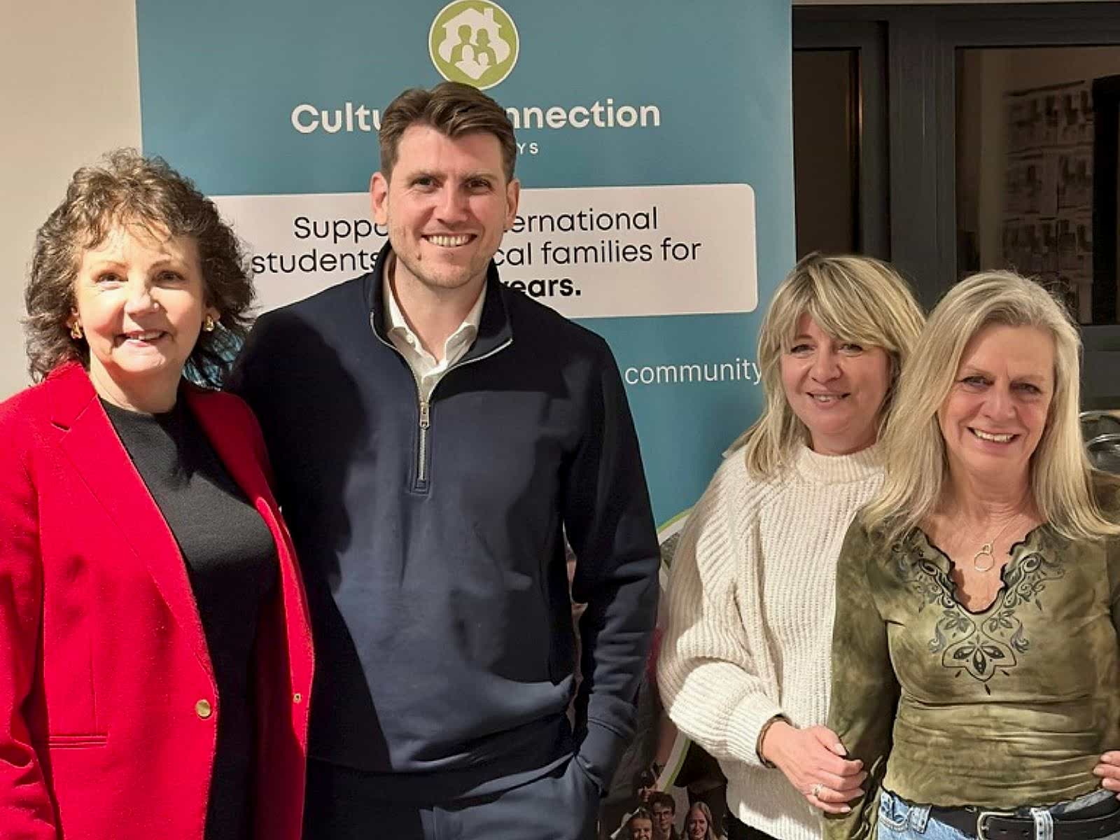 Members of the Cultural Connection team and local organisers together