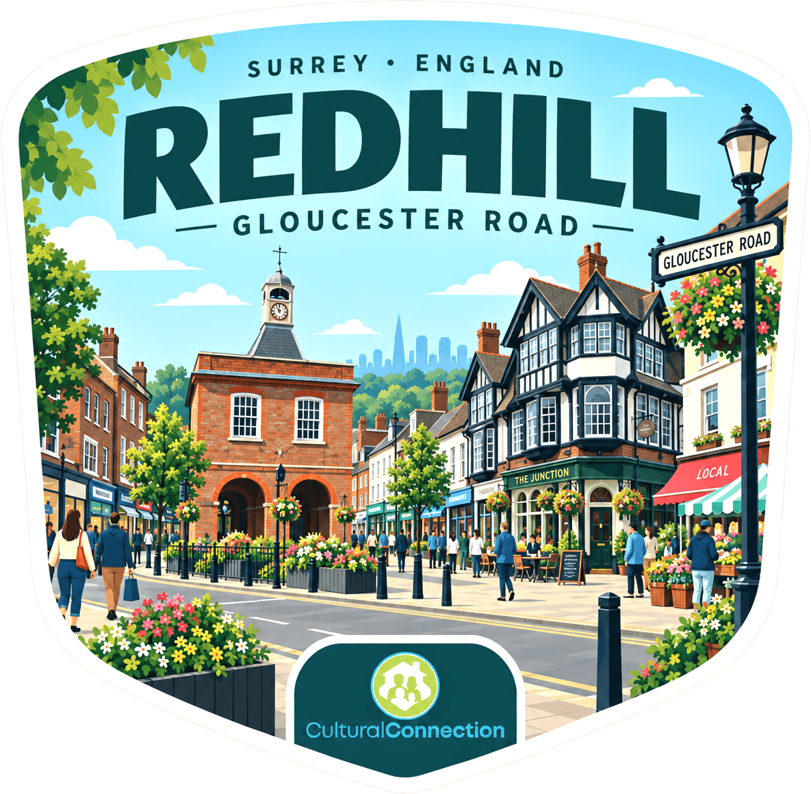 Redhill destination badge