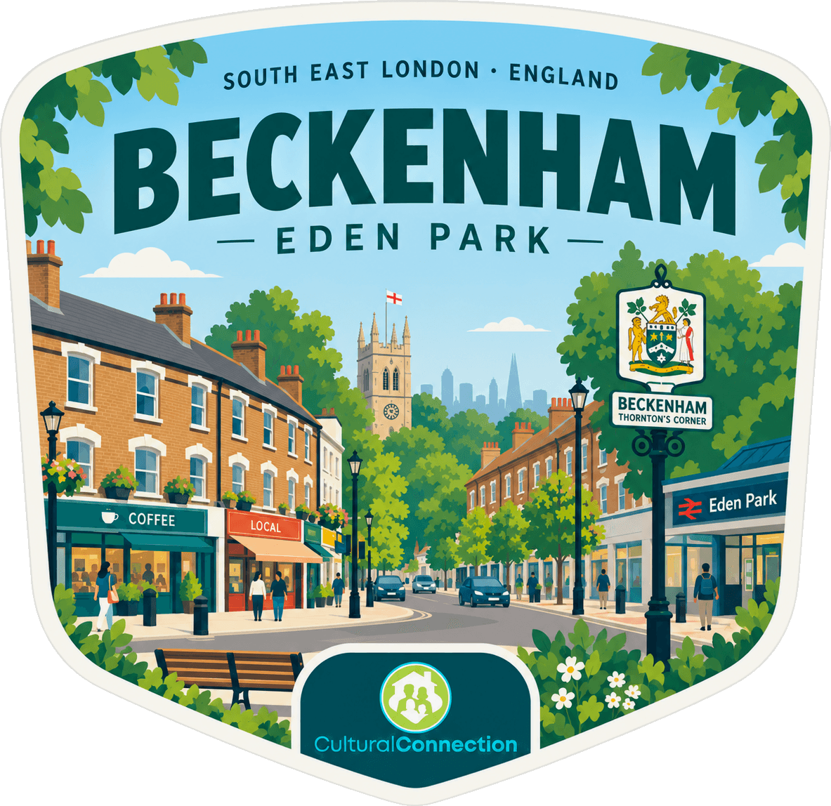 Beckenham destination badge